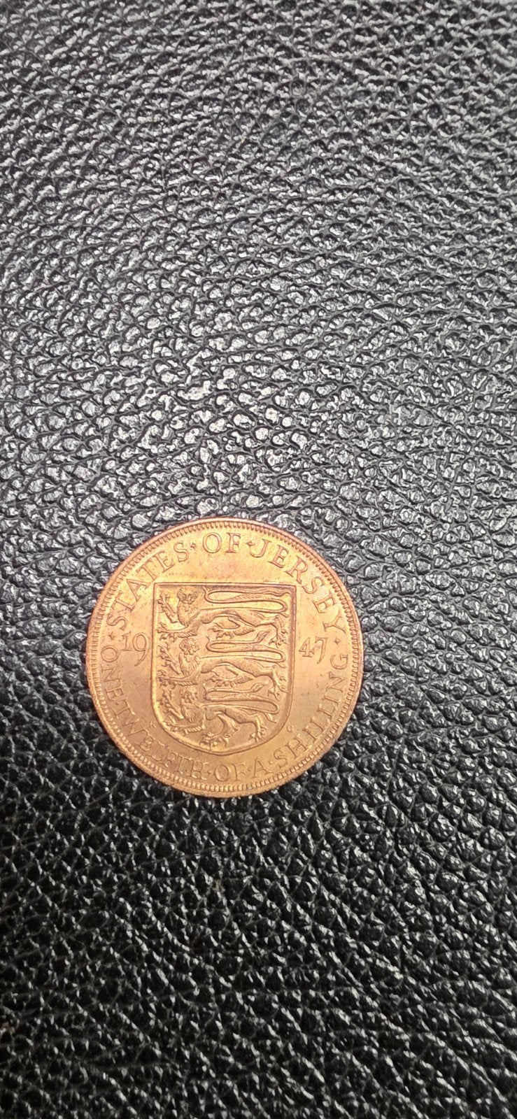 Jersey 1/12 shilling 1947, Timbres & Monnaies, Enlèvement ou Envoi