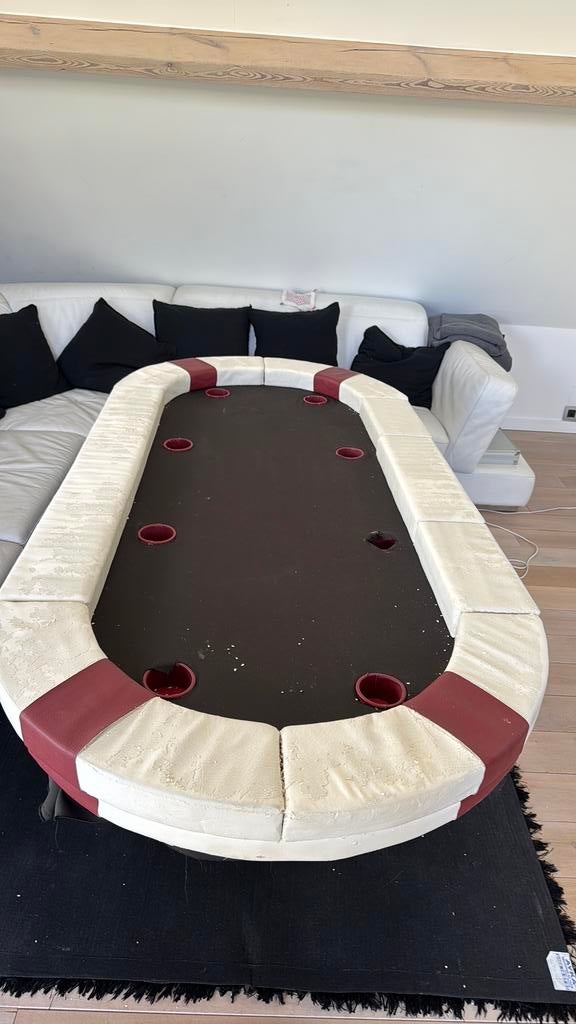 Pokertafel, Vijf spelers of meer, Ophalen, Gebruikt