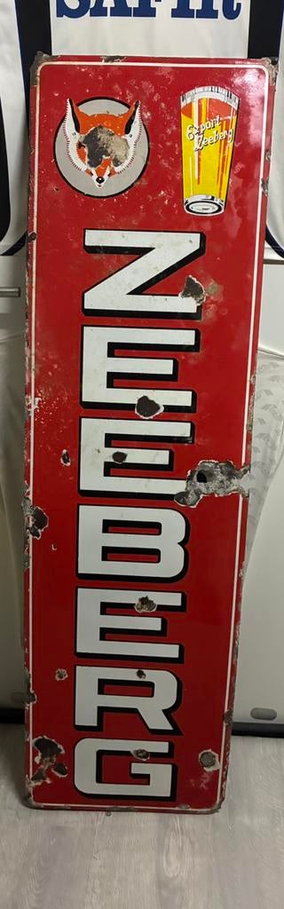 Zeeberg Aalst emaillebord, Verzamelen, Ophalen, Gebruikt