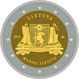 2€ munt Lietuva (unc), Timbres & Monnaies, Enlèvement, Autres pays, 2 euros, Monnaie en vrac
