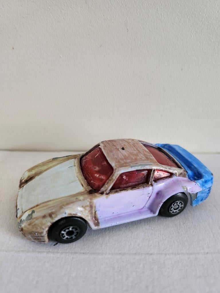 Matchbox Graffic Traffic Porsche 959 (1986), Ophalen of Verzenden, Auto