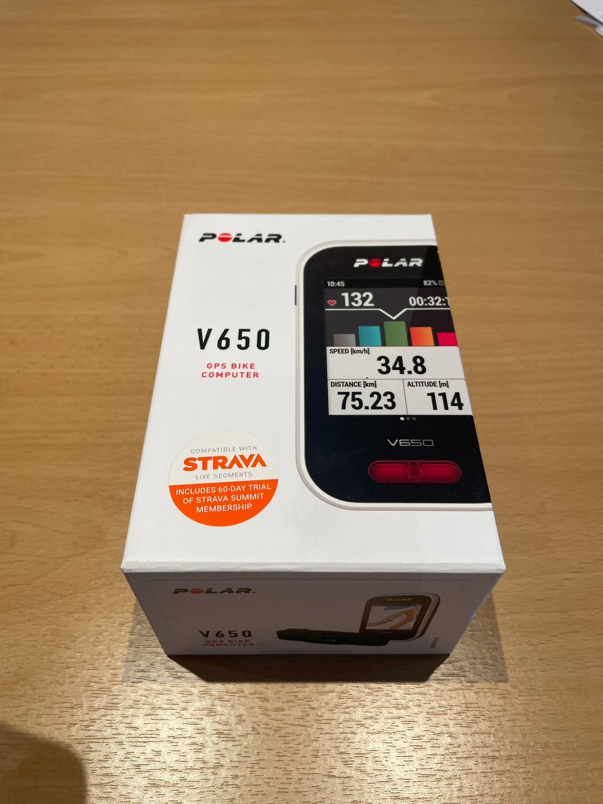 Polar V650 fietscomputer, Ophalen, Draadloos, Zo goed als nieuw