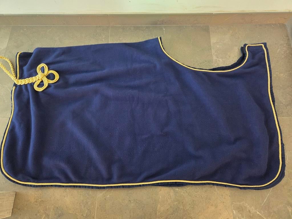 Blauw uitrijdeken horsegear, Dieren en Toebehoren, Ophalen, Deken