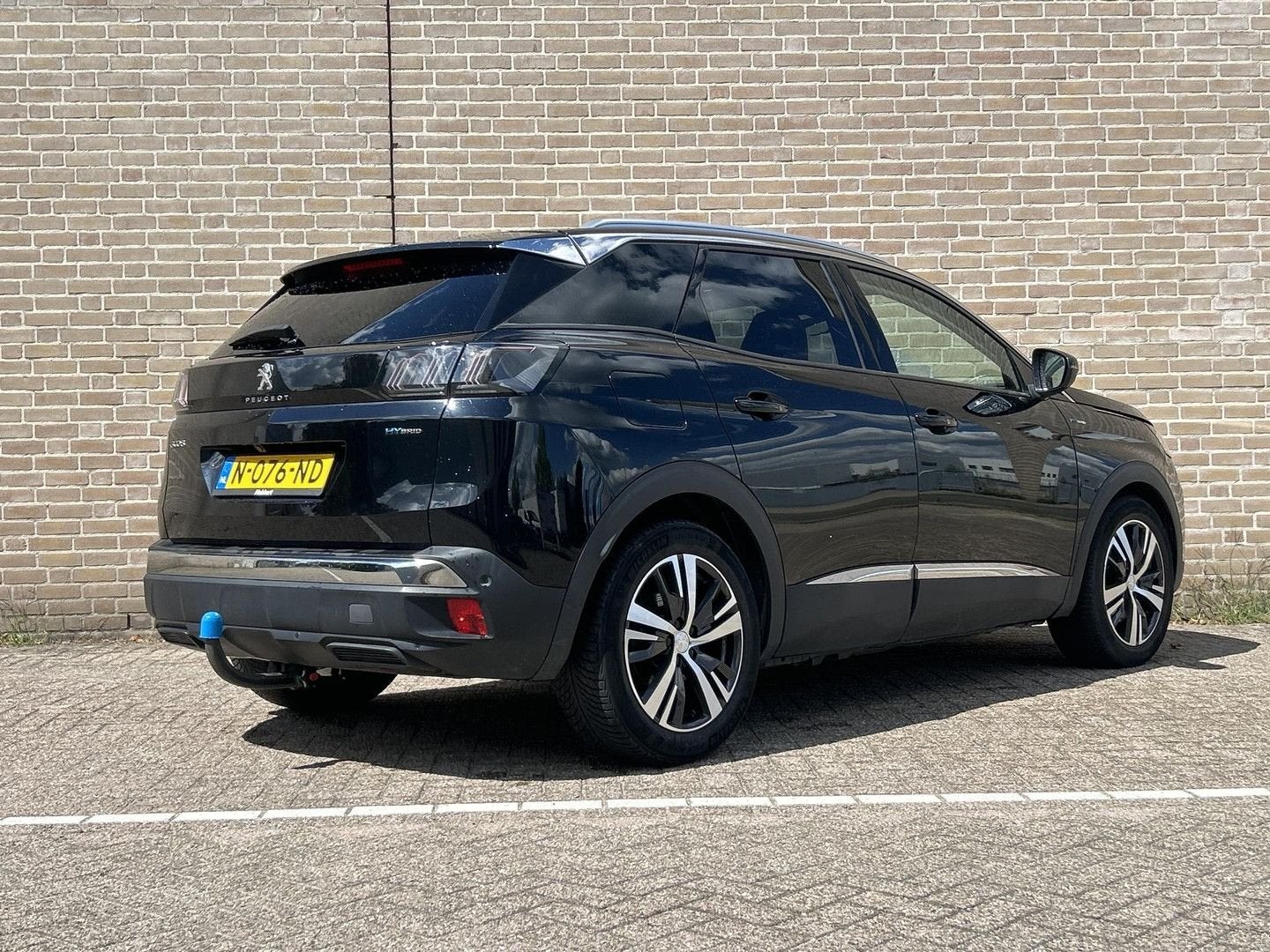 Peugeot 3008 1.6 HYbrid 225 Blue Lease Allure | € 11.800,- N, Auto's, Peugeot, Automaat, 31 g/km, Bedrijf, Grijs