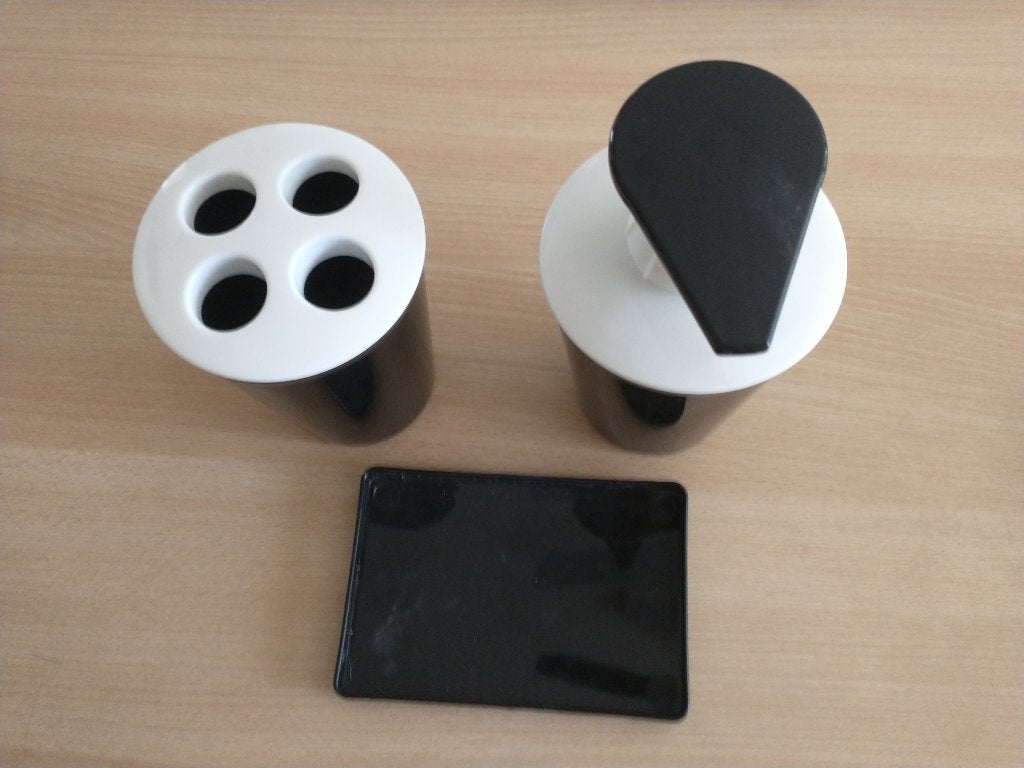 accessoires de salle de bain, Maison & Meubles, IKEA, Enlèvement, Utilisé, Distributeur de savon/porte-savon