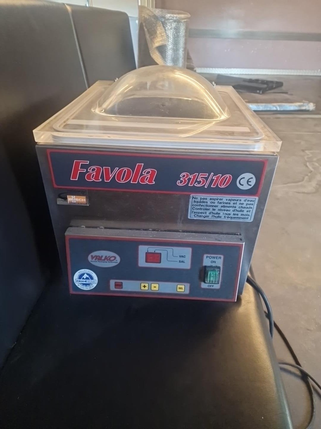 Sous-videuse professionnelle VALKO Favola 315/10, Electroménager, Enlèvement, Utilisé