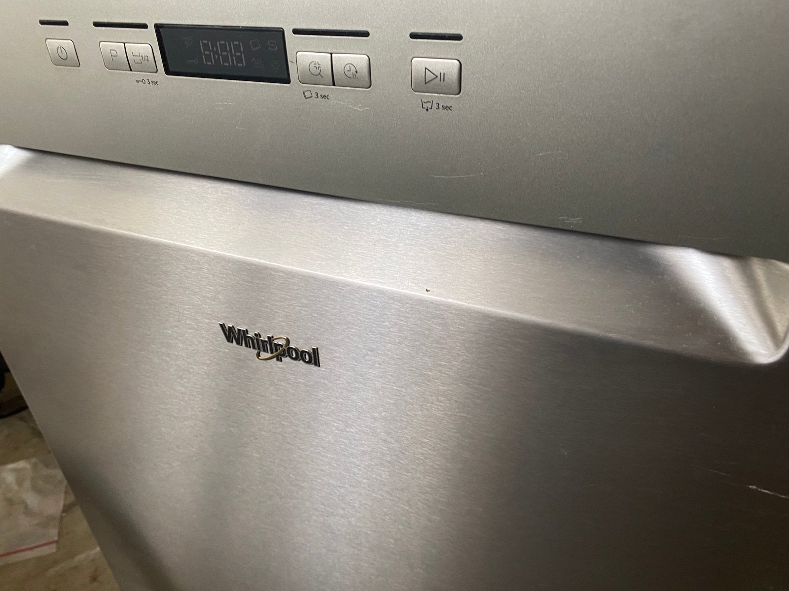 Vaatwasser vrijstaand Whirpool, Elektronische apparatuur, Ophalen, Zo goed als nieuw, Vrijstaand