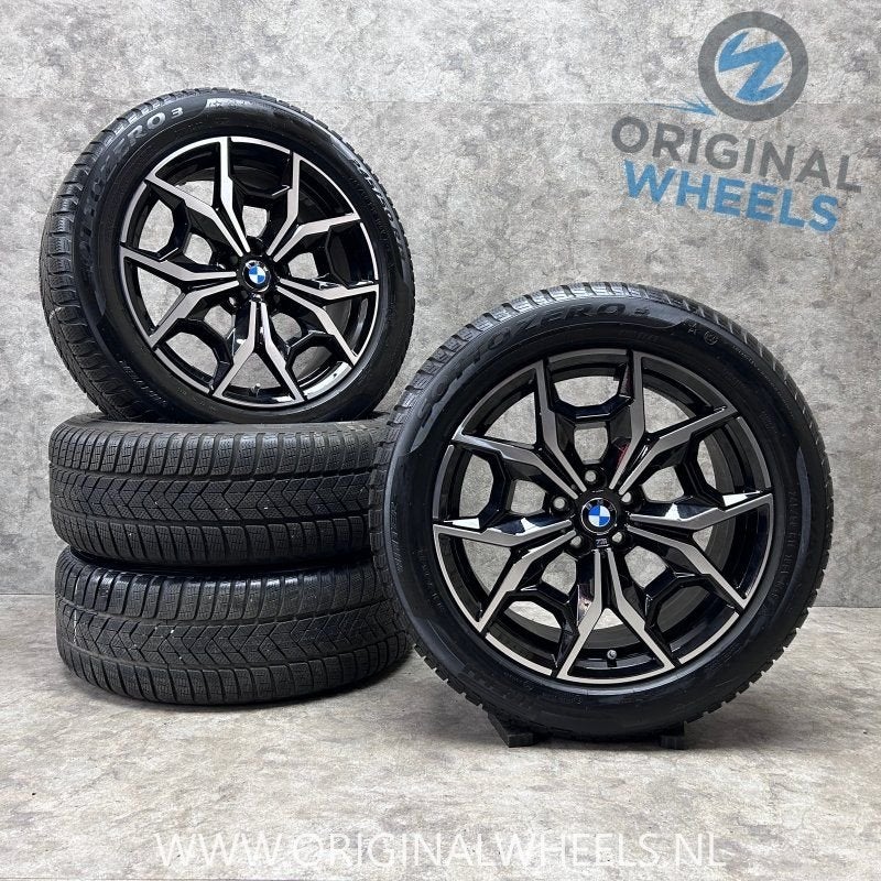 19 inch originele velgen + Pirelli winterbanden BMW X3 X4 st, Pneus et Jantes, -, 19 pouces, Utilisé