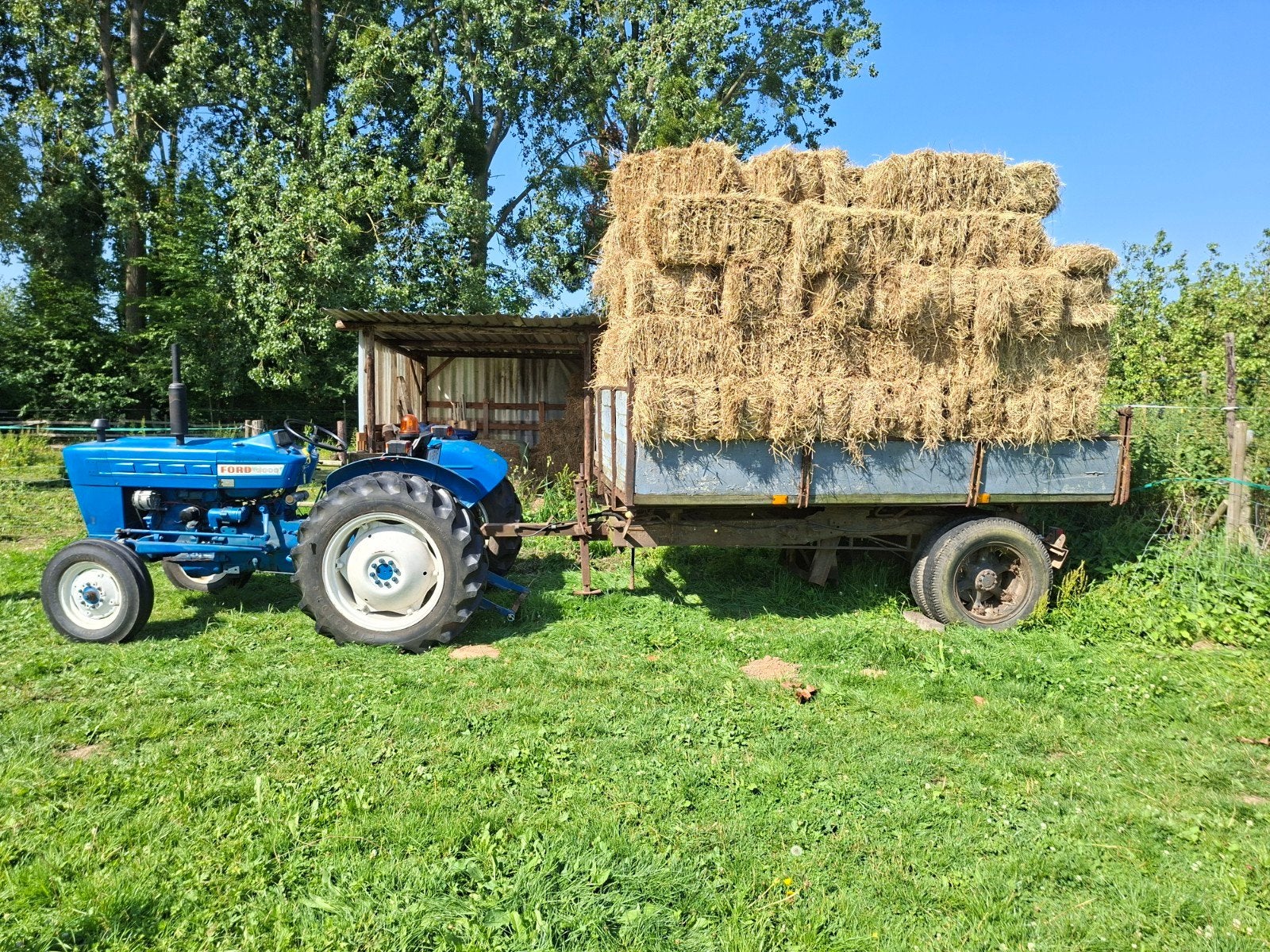 Kar aanhangwagen, Ophalen