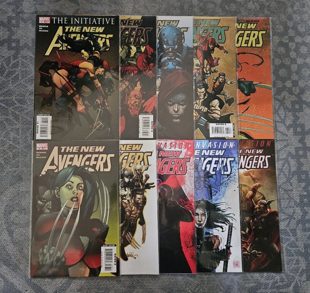 the New Avengers (vol.1) #31-40 (2007), Amerika, Complete serie of reeks, Ophalen of Verzenden, Zo goed als nieuw