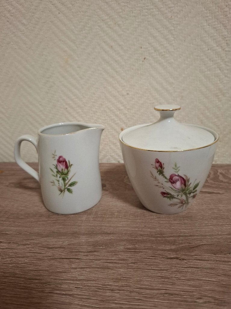 Vintage bavaria melkkannetje en suikerpot, Enlèvement ou Envoi