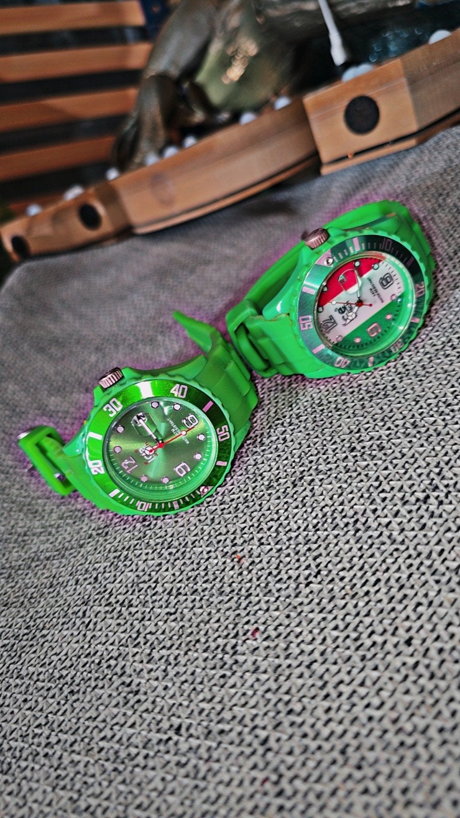 montre ice wash verte 2 pièce, Bijoux, Sacs & Beauté, Montres | Enfants