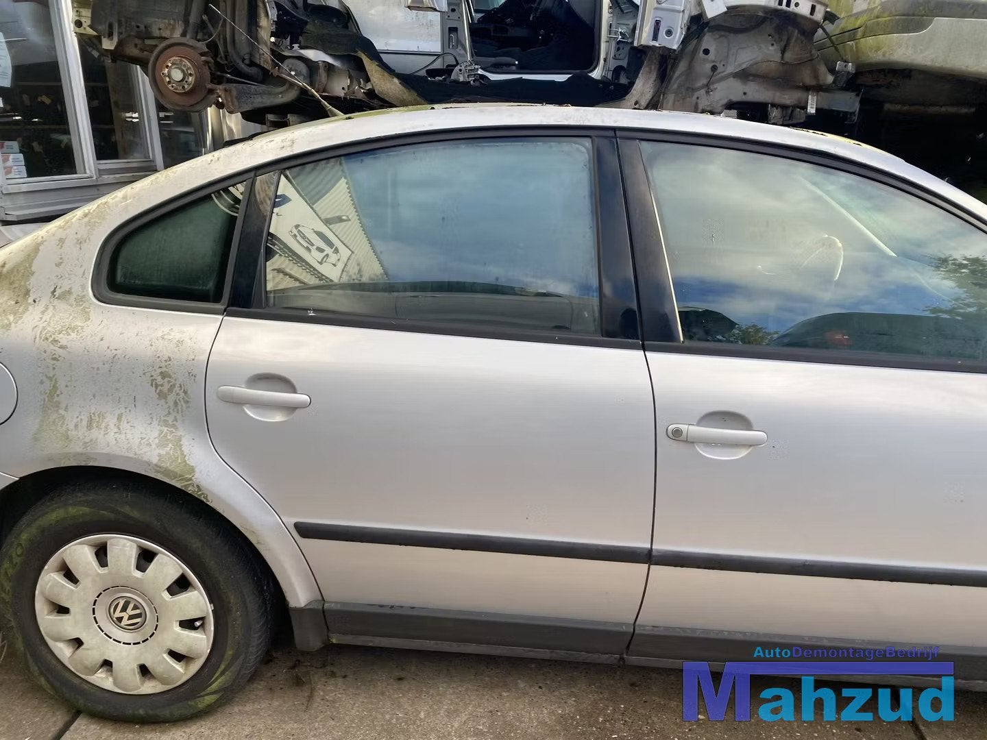 VW PASSAT 3B2 grijs LB7Z deur rechts achter portier 96-2001, Auto-onderdelen, Gebruikt, Volkswagen AG, Achter, Vw@volkswagen.de
