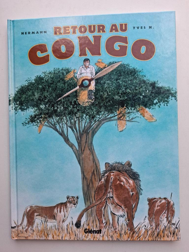 RETOUR AU CONGO HERMANN EXCELLENT ETAT EO 2013, Livres, Une BD, Enlèvement ou Envoi, Comme neuf