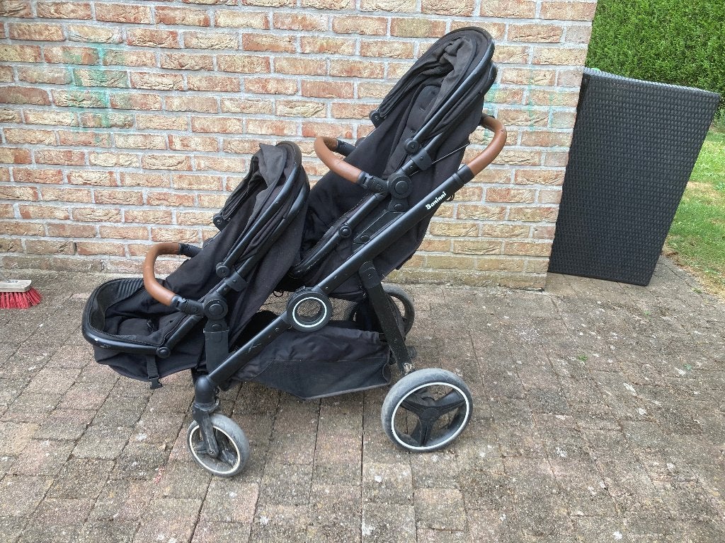 Baninni dubbele buggy, Kinderen en Baby's, Ophalen, Gebruikt, Overige merken, Duomodel