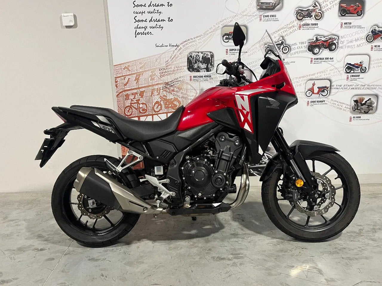 Honda NX500 leuke alleskunner (BTW moto), Entreprise, 12 à 35 kW, Autre, 500 cm³