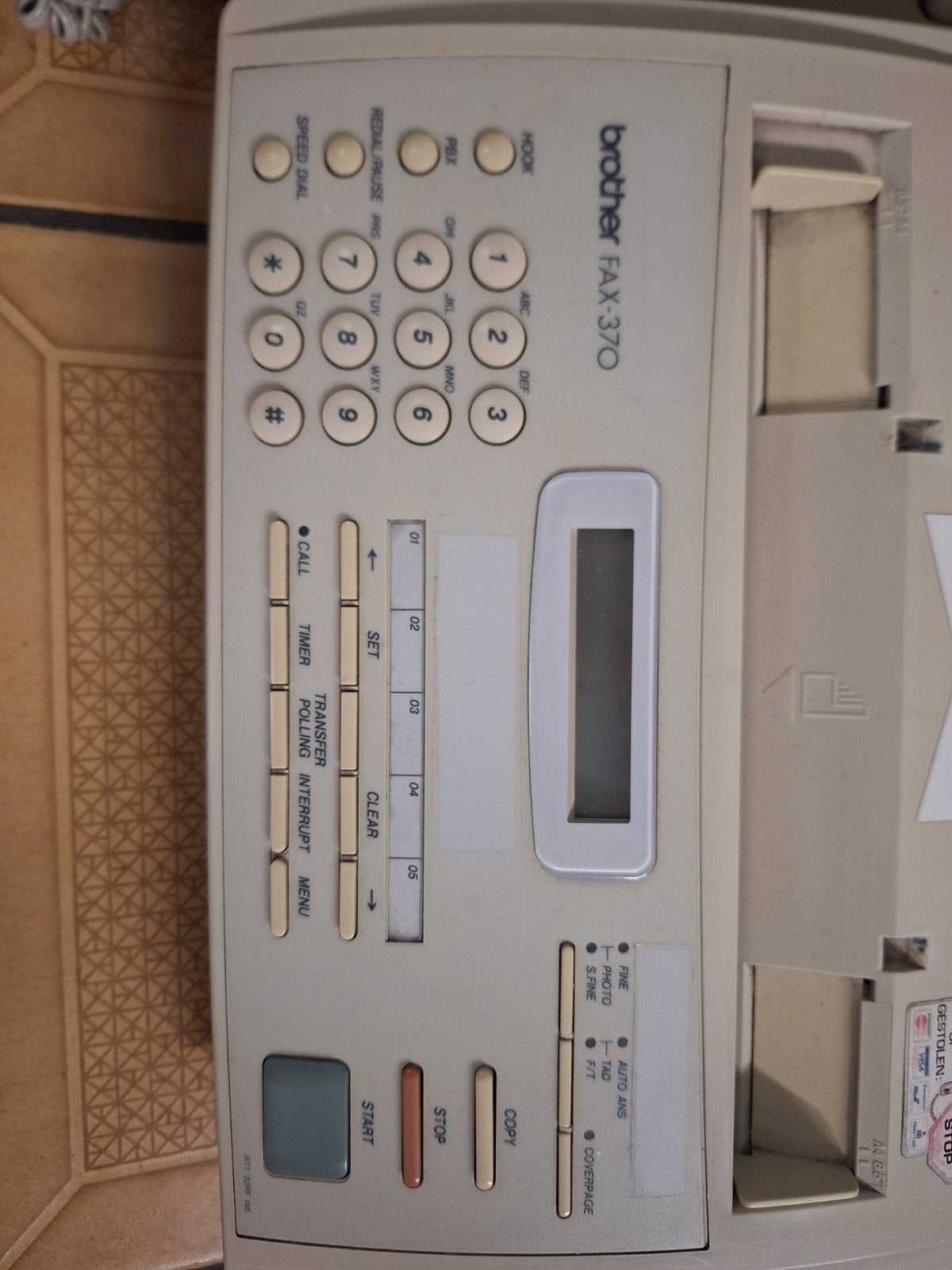 Telefoon fax, Telecommunicatie, Faxen, Ophalen, Fax