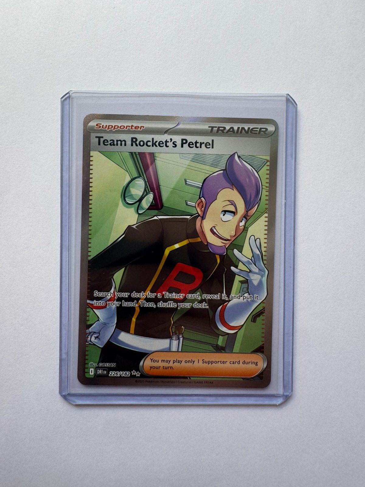 Team Rocket's Petrel 226/182, Ophalen of Verzenden, Nieuw, Losse kaart, Foil