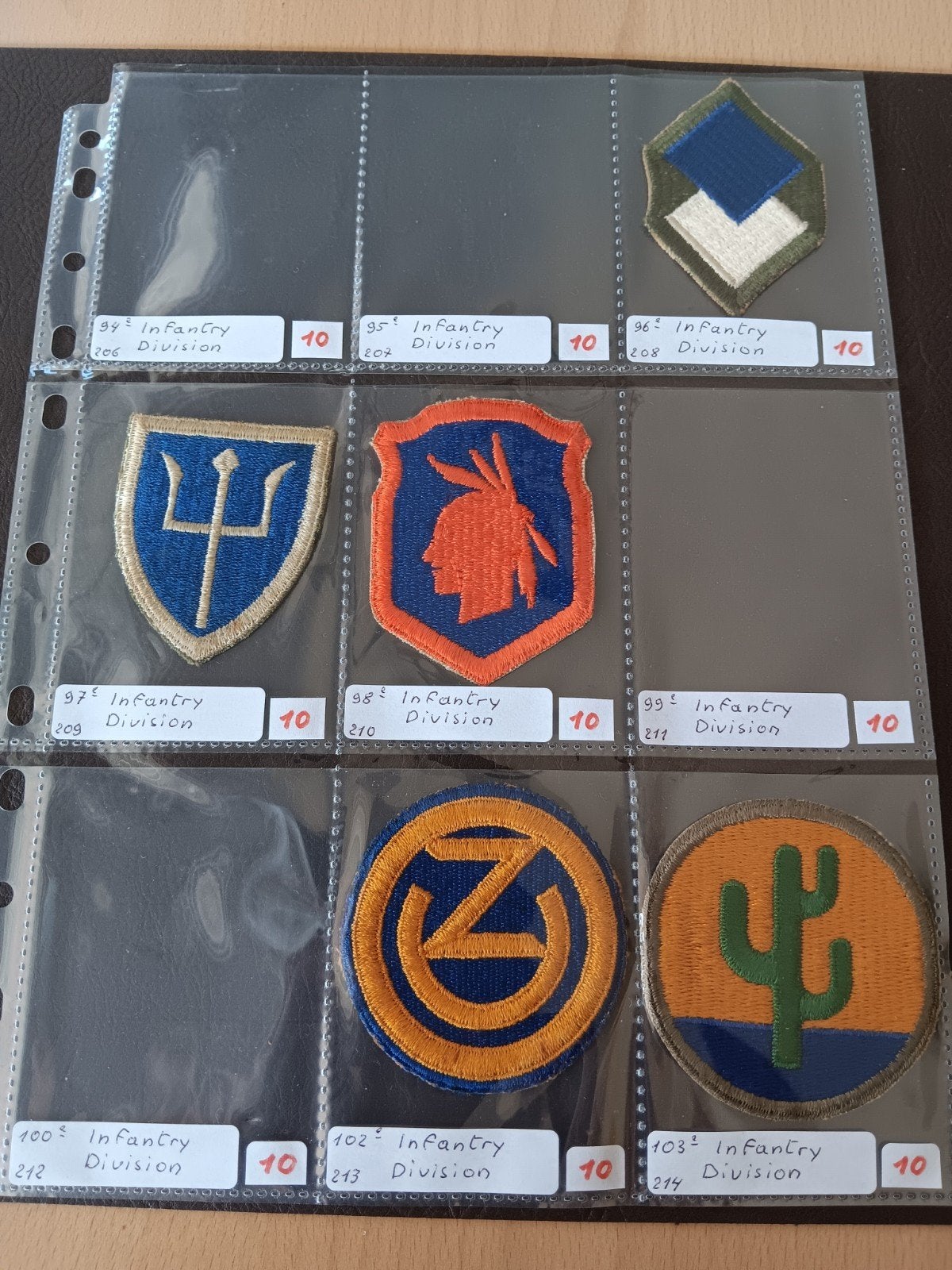 Us ww2 patches, Ophalen of Verzenden