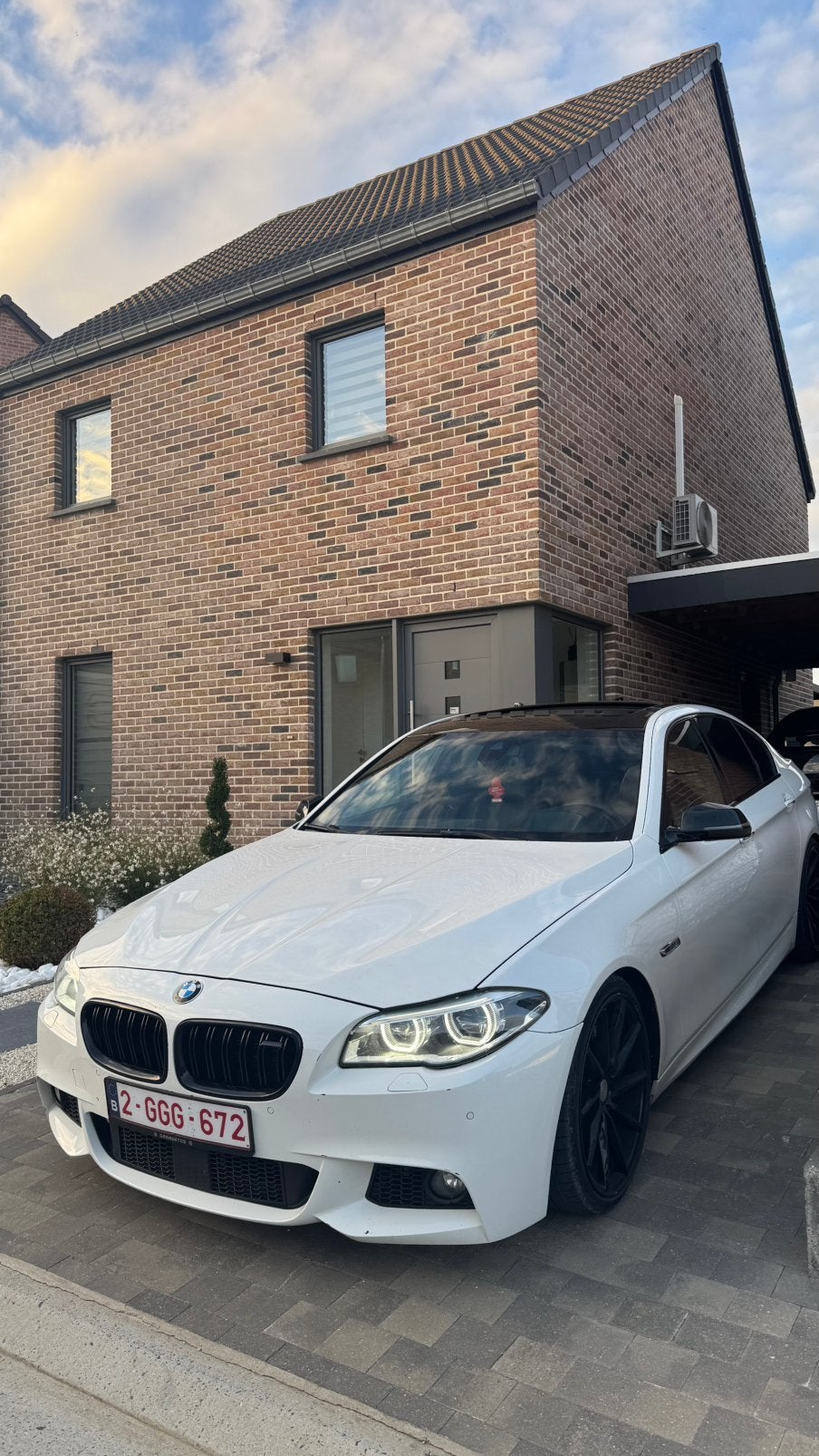 Bmw 530d f10 lci euro 6, Automaat, Achterwielaandrijving, Wit, Leder