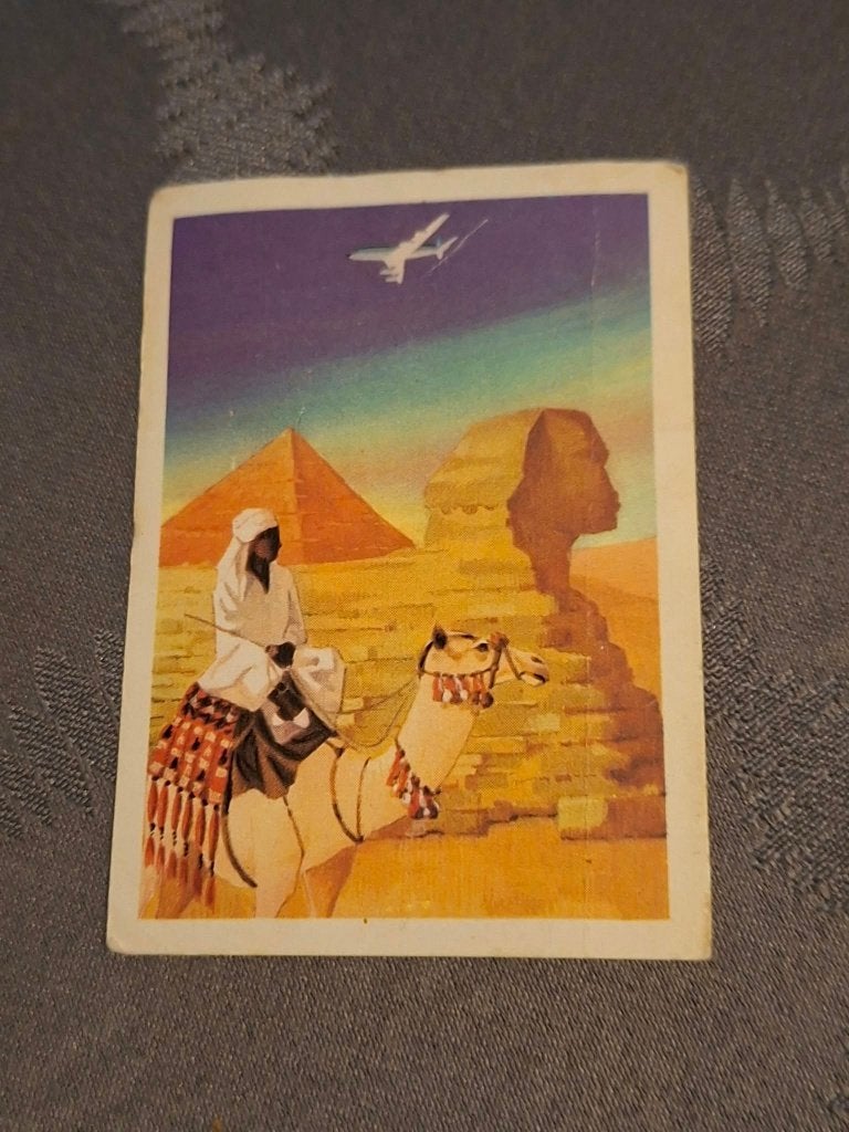 Prentje/Chromo : Eeuwigheid / Egypte / Sabena, Verzamelen, Gebruikt, Ophalen of Verzenden, 1940 tot 1960, Prent