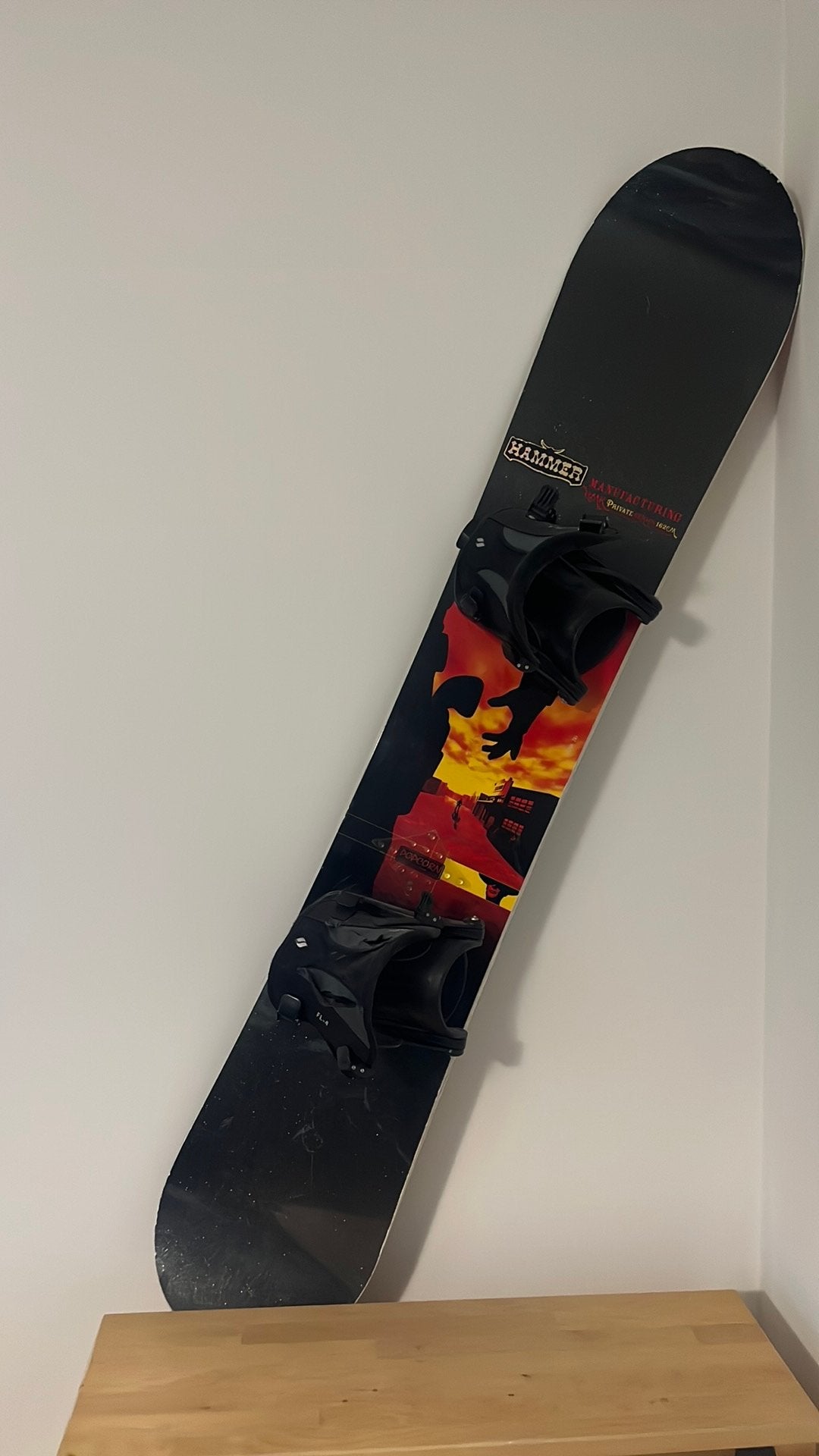 Snowboard hammer met flow binders, Sport en Fitness, Snowboarden, Ophalen, Gebruikt