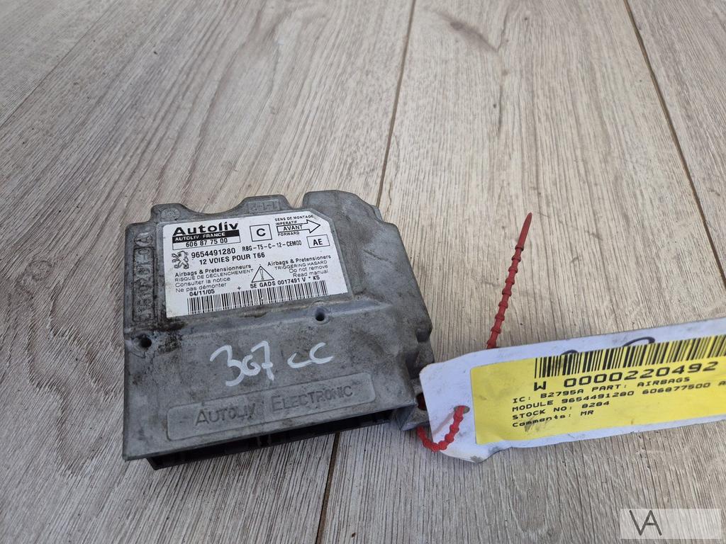 Peugeot 307 cc cabrio airbag module achterin kofferbak €40, Autos : Pièces & Accessoires, -, Utilisé, -, Peugeot