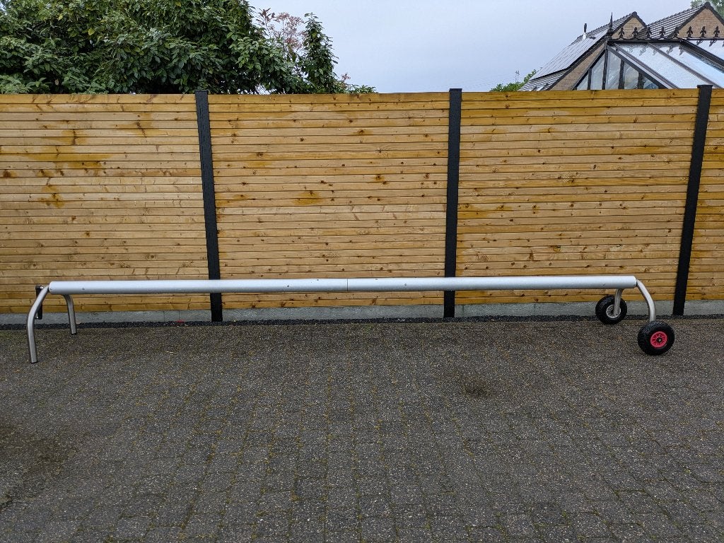 Oprolsysteem voor zomerzeil zwembad, Tuin en Terras, Ophalen, Zo goed als nieuw