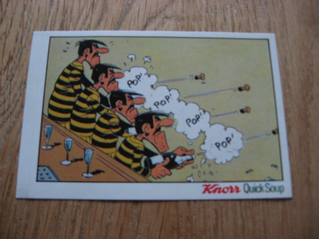 Sticker De Daltons Lucky Luke 10,5 x 7 cm, Ophalen of Verzenden, Nieuw, Strip of Tekenfilm