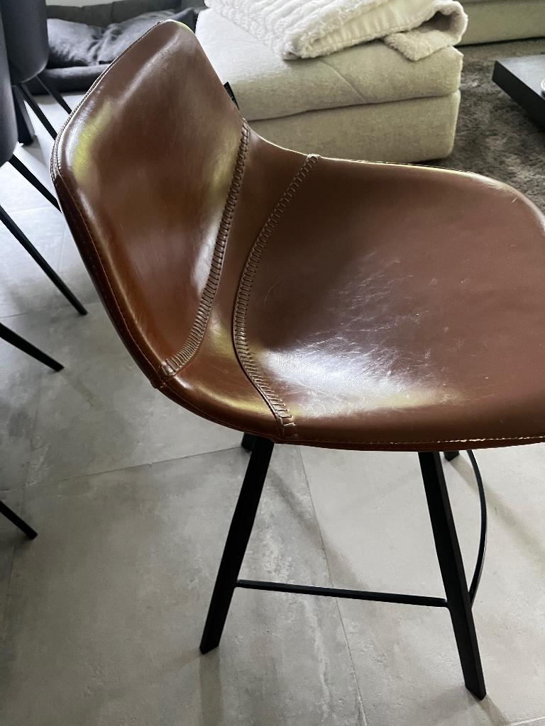 Tabouret, Avec repose-pieds, 4 tabourets, Enlèvement, Utilisé