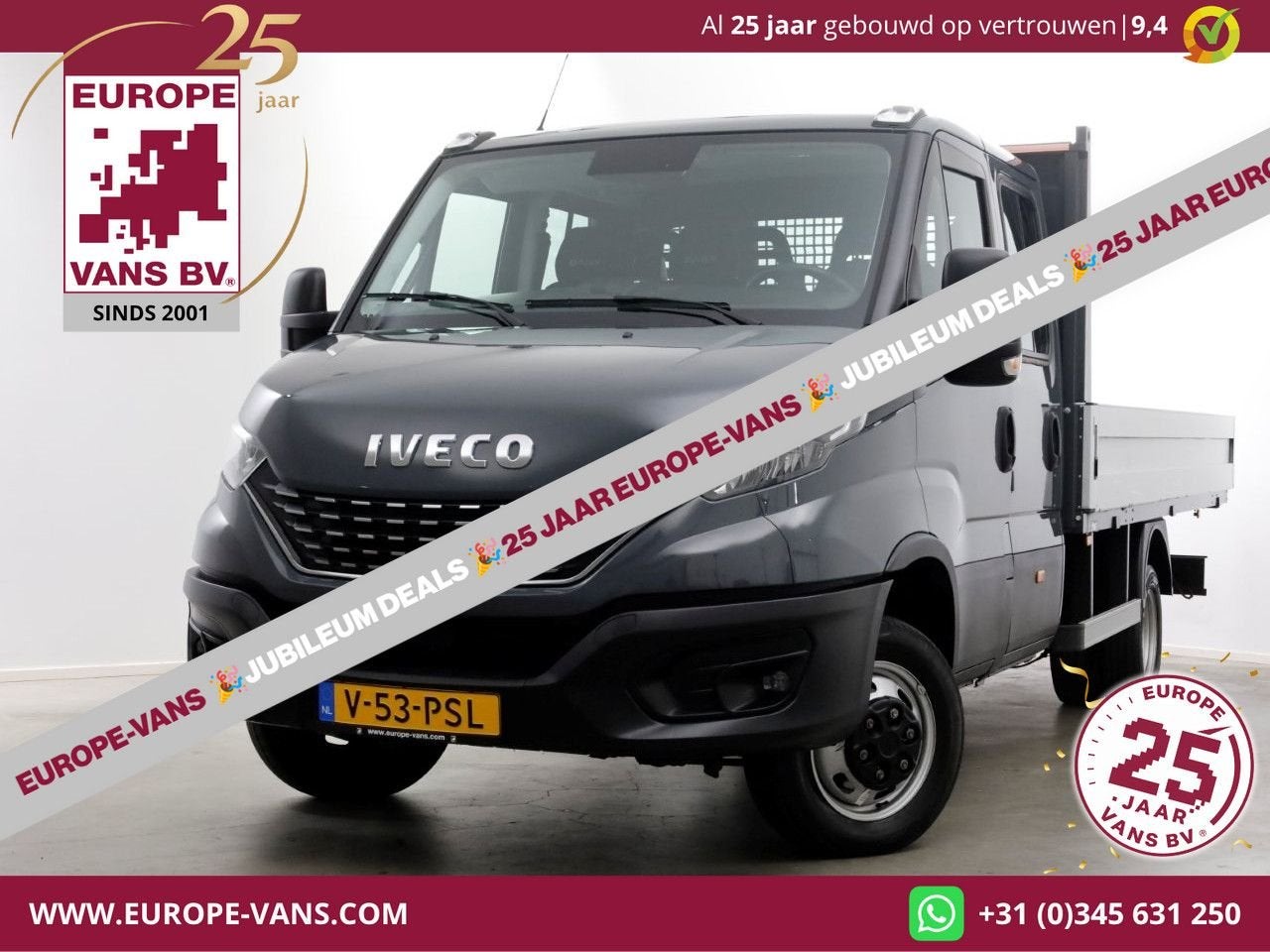 Iveco Daily 35C18 3.0 180pk HiMatic Automaat D.C. Open Laadb, Auto's, Iveco, Bedrijf, Cruise Control, Te koop