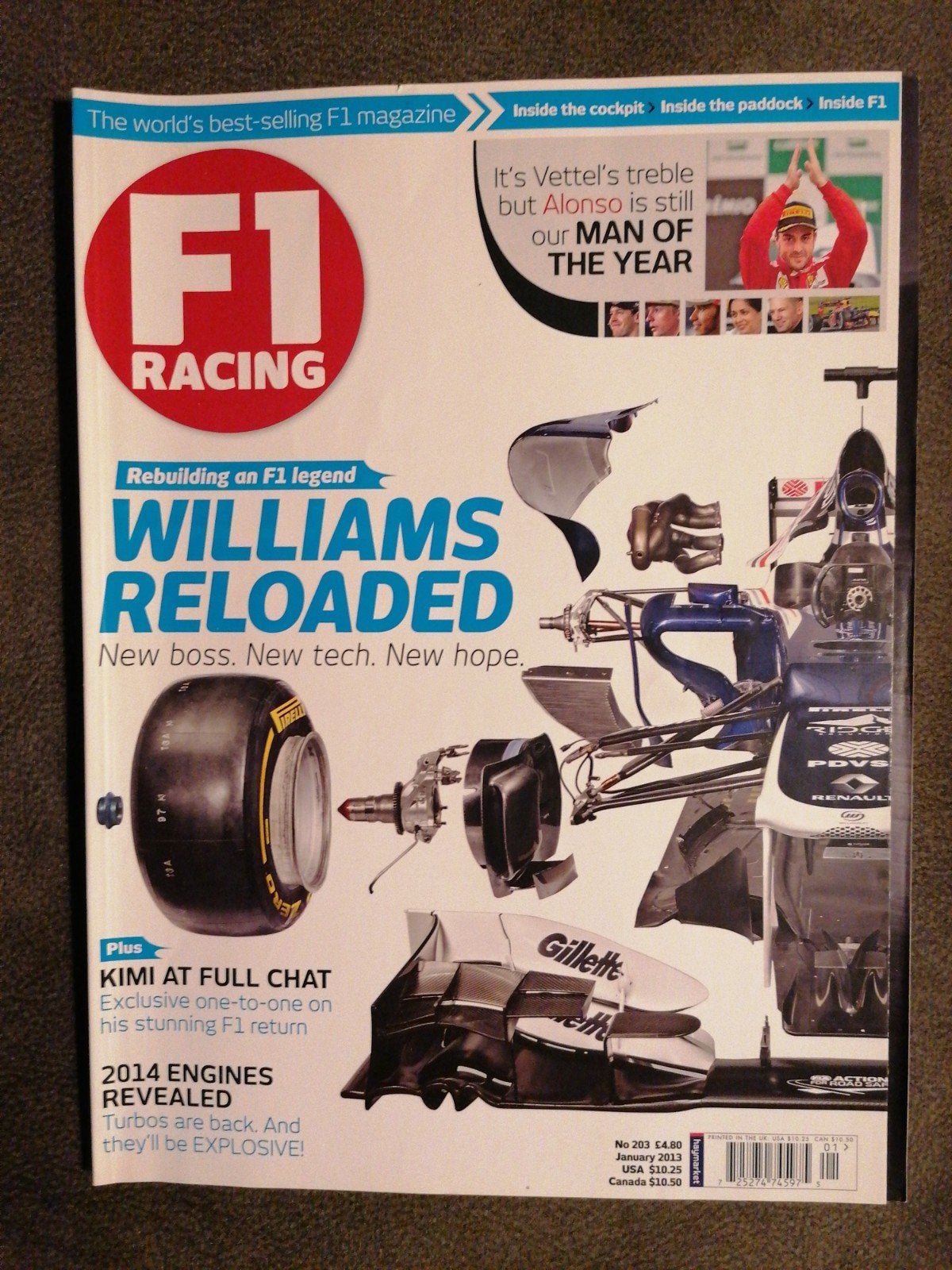 Brits F1 magazine seizoen 2013 (12st), Ophalen of Verzenden, Gebruikt, Formule 1