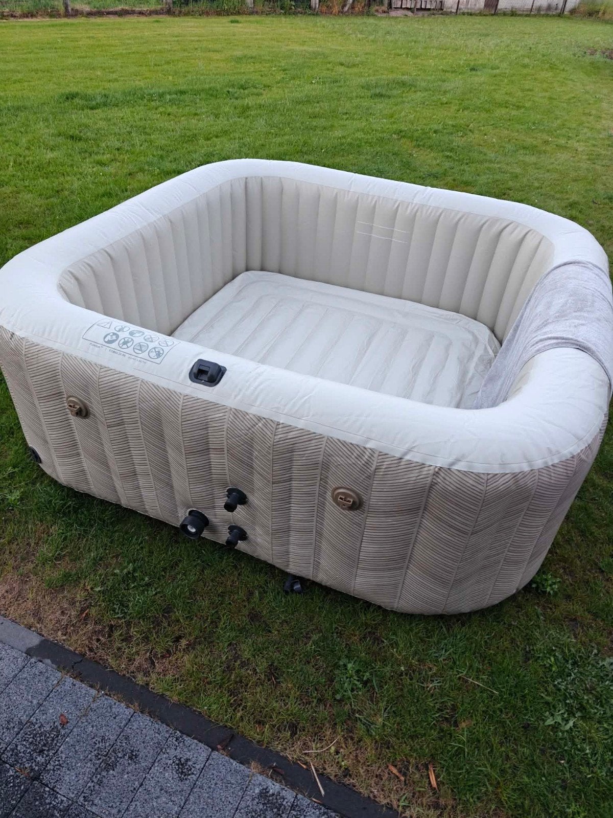 Intex PureSpa Chevron Deluxe Bubble Spa set 6 personen, Ophalen