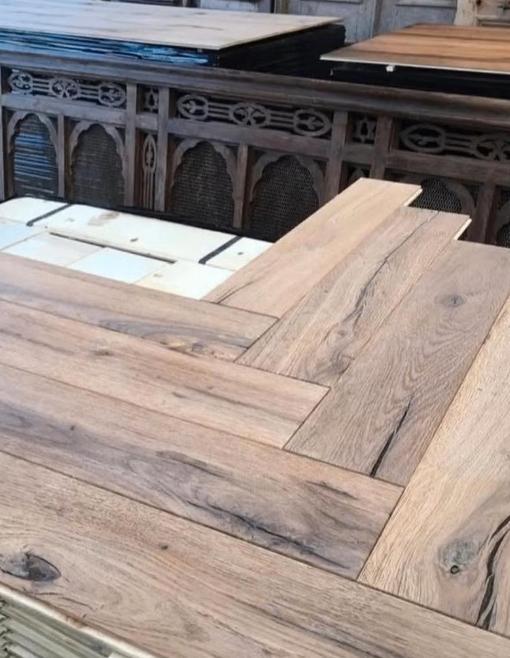 Eiken Versailles Parket Visgraatparket Hongaarse punt VLOER, Ophalen