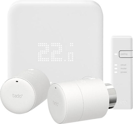 Tado Slimme Thermostaat V3+ startpakket + 2 radiatorknoppen, Bricolage & Construction, Enlèvement ou Envoi, Thermostat intelligent