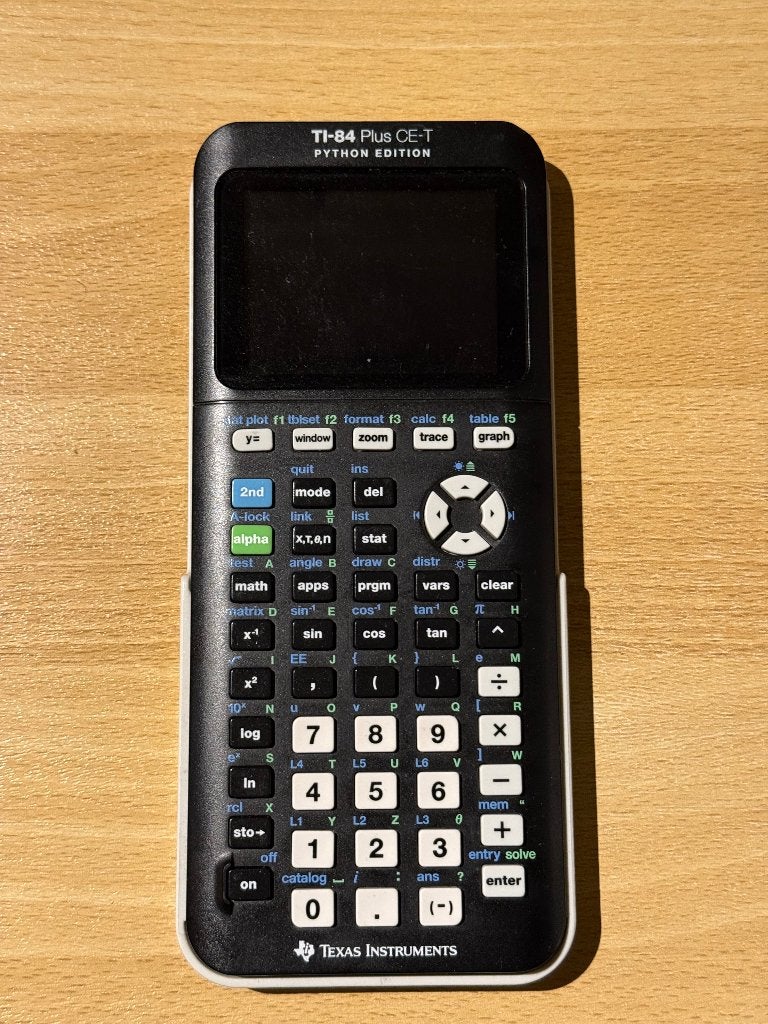 Ti-84 plus CE-T, Ophalen of Verzenden, Grafische rekenmachine, Zo goed als nieuw