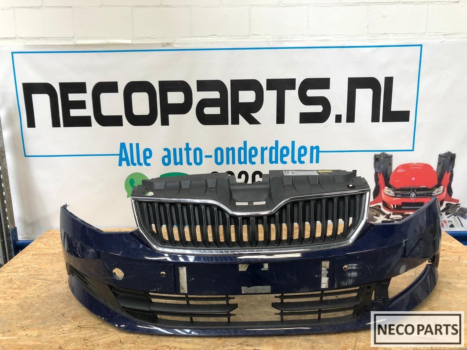 Skoda fabia 6V 6V0 2014-2019 voorbumper grill 6V0807221, Auto-onderdelen, Gebruikt, -, Voor, -