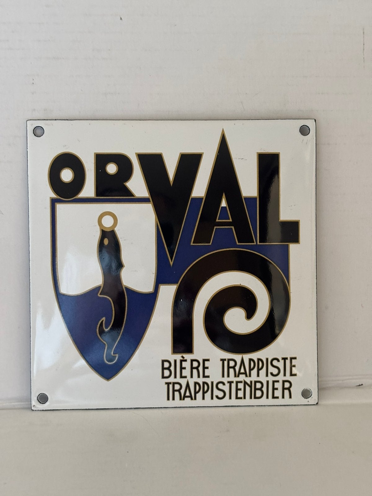 Plaque Émaillée orval, Enlèvement ou Envoi, Comme neuf