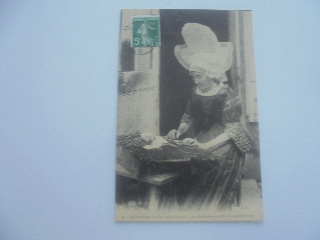 kantklossen, Ophalen of Verzenden, Voor 1920, Gelopen, Klederdracht