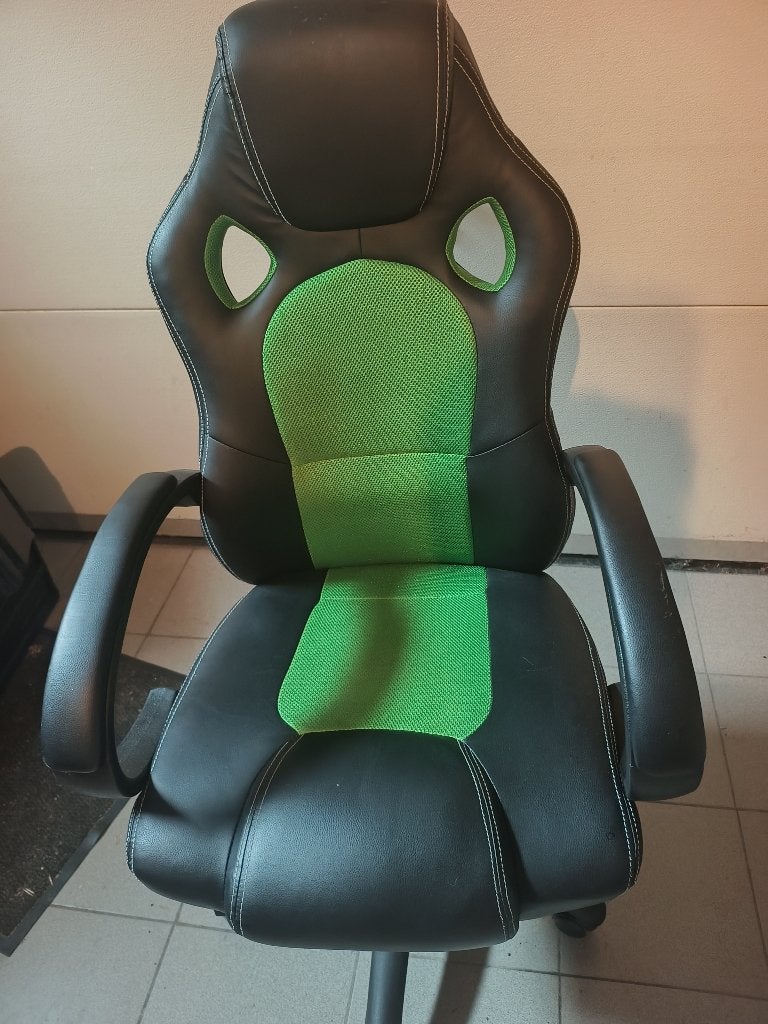 Gamingstoel, Maison & Meubles, Chaises de bureau, Comme neuf, Chaise de bureau de gaming, Chaise de bureau, Vert