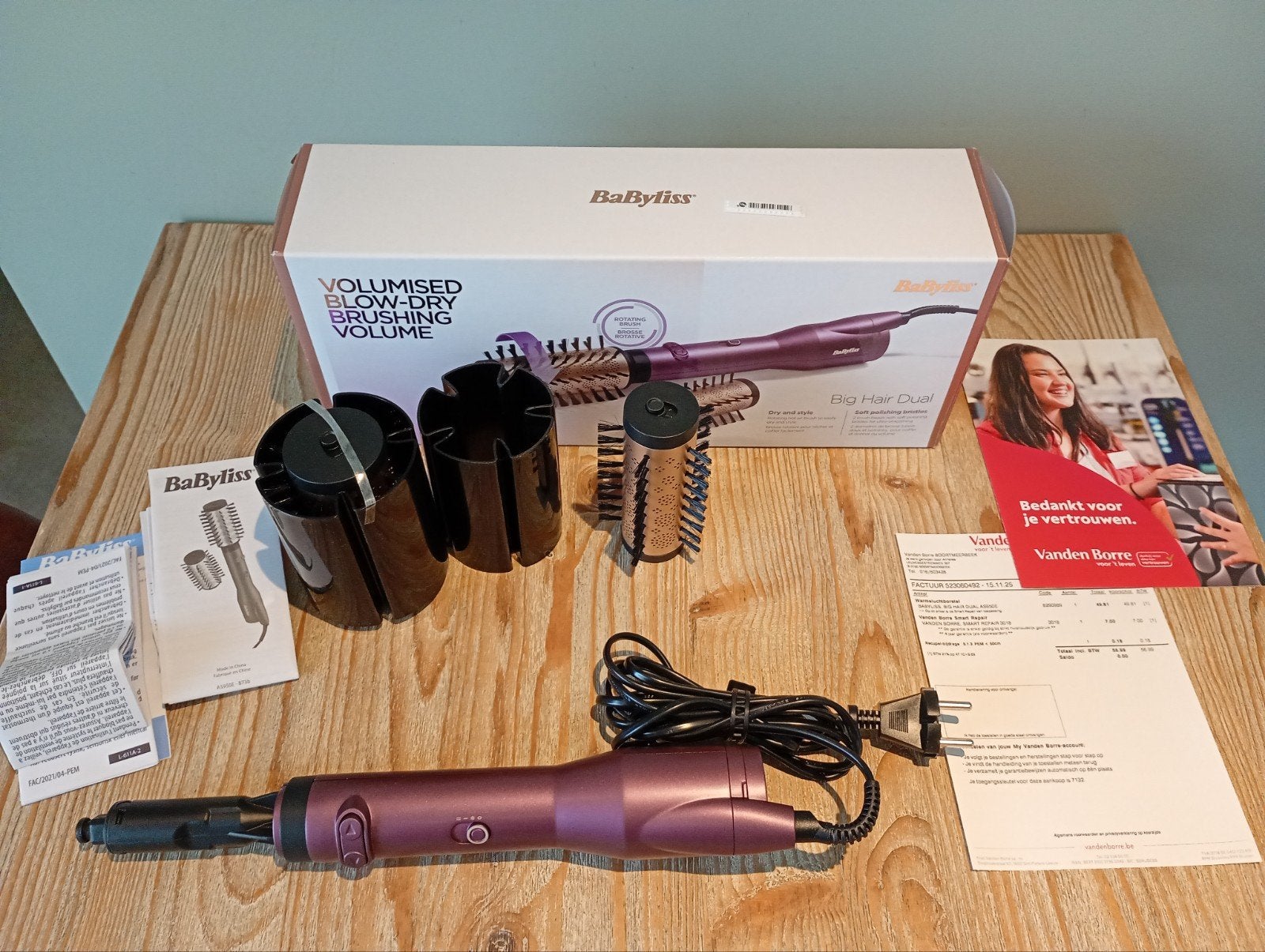 BaByliss Big Hair Dual AS950E, Enlèvement ou Envoi, Comme neuf