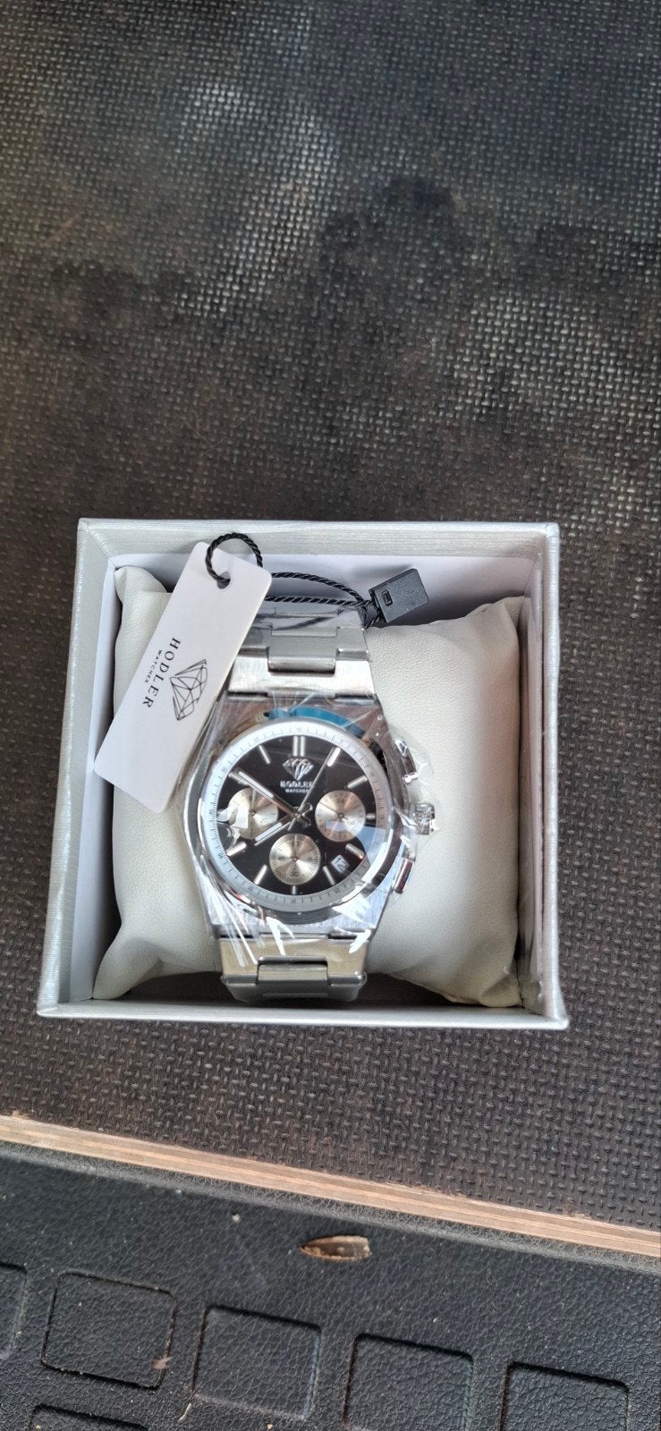 montre homme hodler torvane, Enlèvement, Acier, Acier