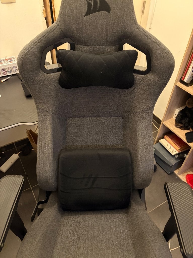 Siège gaming, Gris, Chaise de bureau de gaming, Comme neuf, Enlèvement