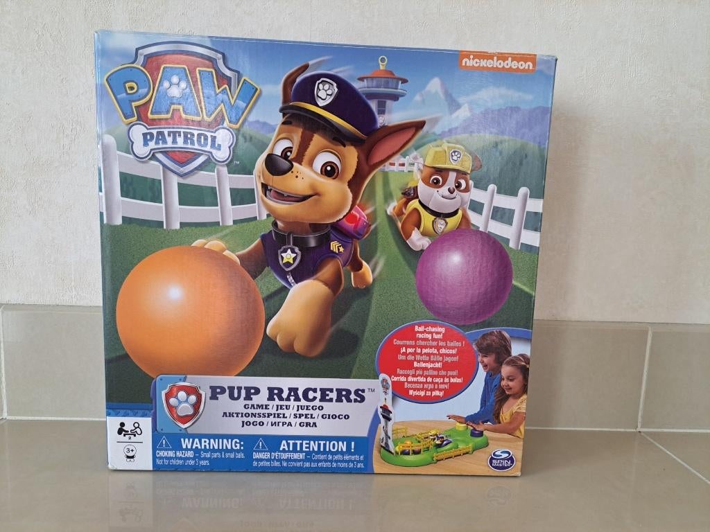 Gezelschapsspelletje Paw Patrol Pup racers, 1 ou 2 joueurs, Enlèvement, Comme neuf