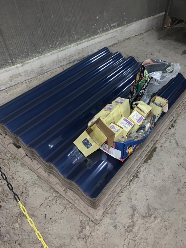 Licht golfplaten, Doe-het-zelf en Bouw, Ophalen, Kunststof, Nieuw, 15 m² of meer