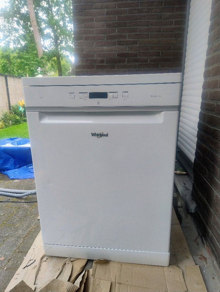 Vaatwasser  wit whirlpool vrijstaand, Ophalen, Gebruikt, 85 tot 90 cm, Eco programma