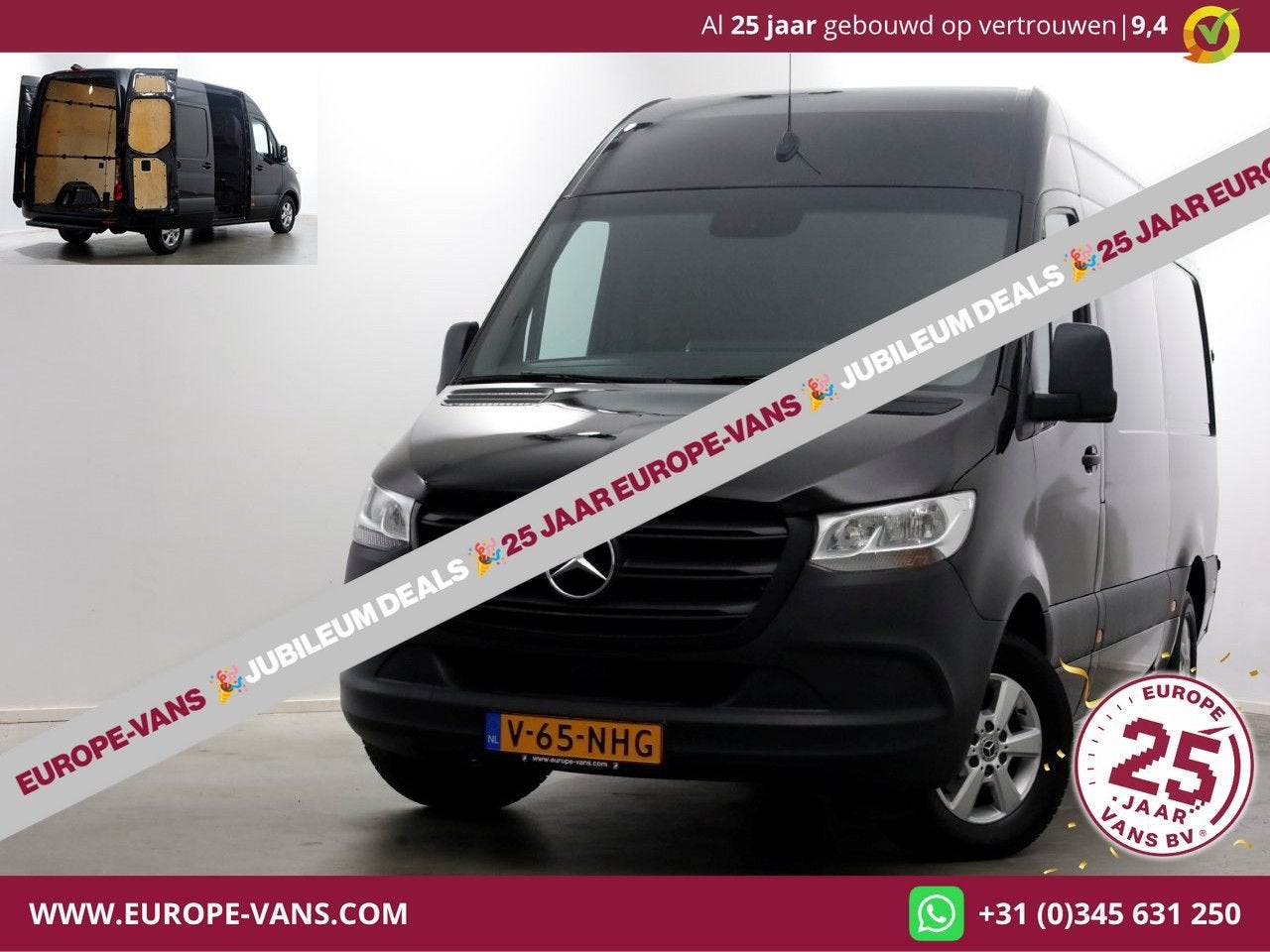 Mercedes-Benz Sprinter 314 CDI 143pk RWD L2H2 Airco/Navi/Cam, Autos, Achat, Entreprise, Mercedes-Benz, Diesel