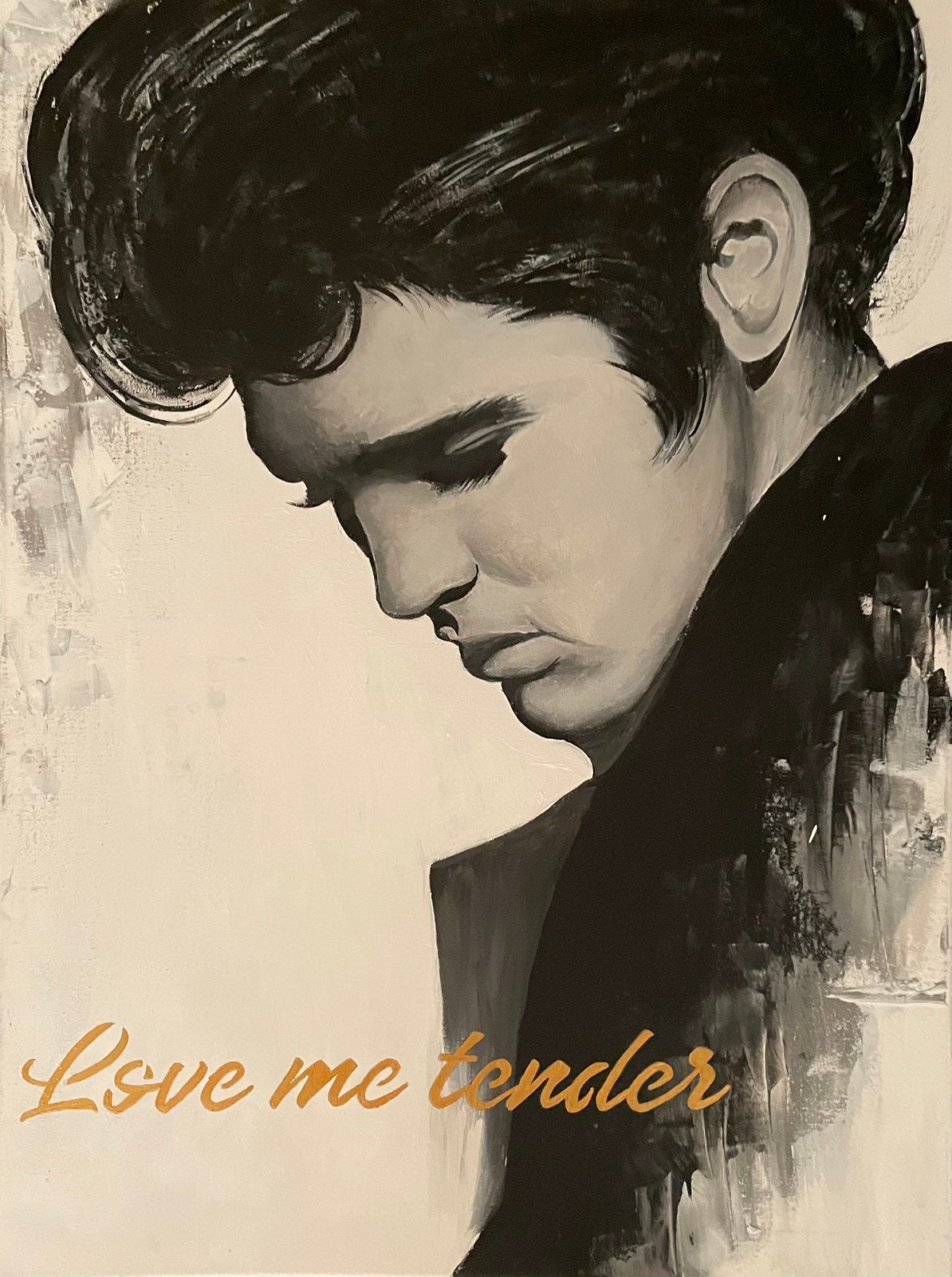Elvis, Enlèvement ou Envoi, Sur cadre en bois