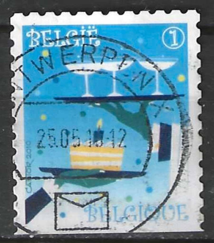 Belgie 2010 - Yvert 4021 /OBP 4040a - Feestzegel (ST), Postzegels en Munten, Verzenden, Gestempeld, Gestempeld