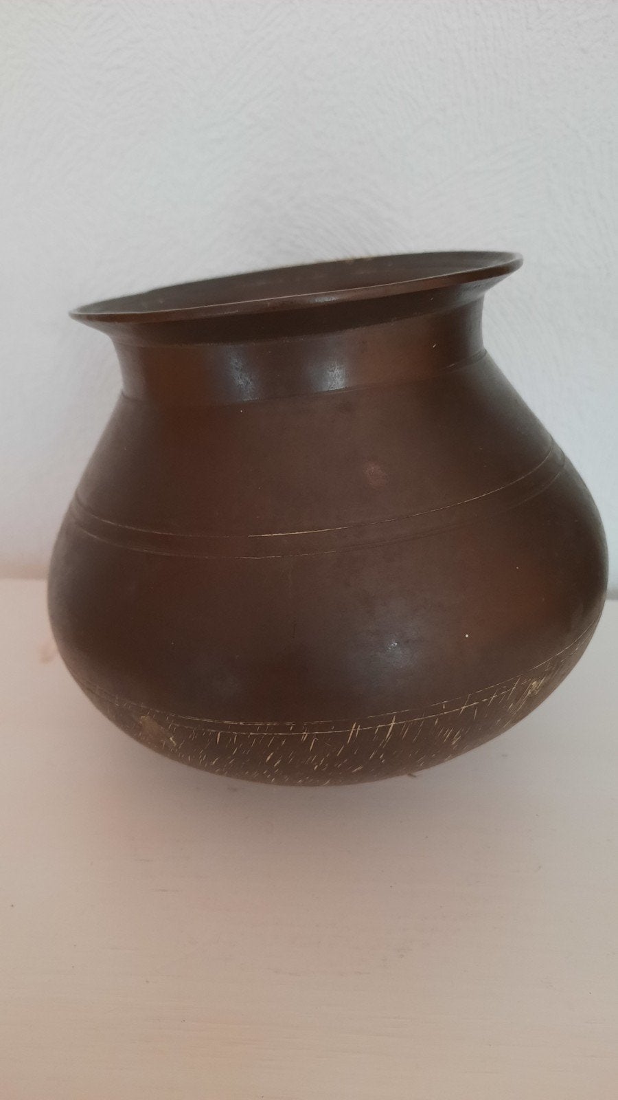 Vintage messing Indiase waterpot, Antiek en Kunst, Ophalen of Verzenden